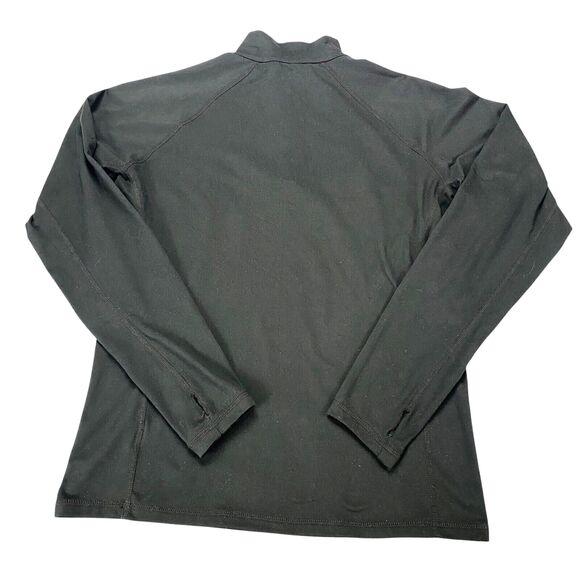 Mountain Hardwear Shirt M Black 1/4 Zip Pullover Long Sleeve Top Womens - Picture 2 of 12